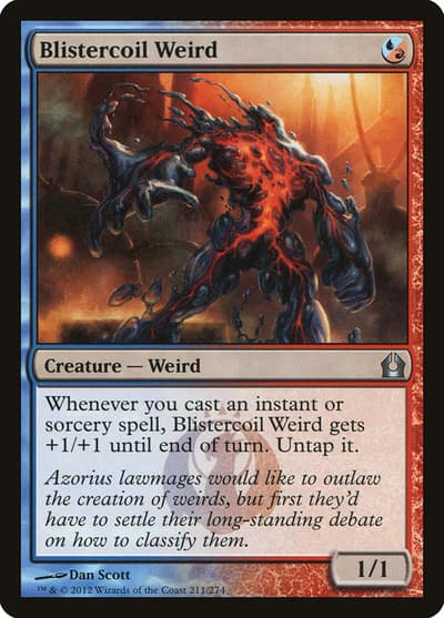 Blistercoil Weird 211 Return to Ravnica Magic card