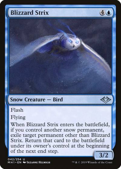 Blizzard Strix 42 Modern Horizons Magic card