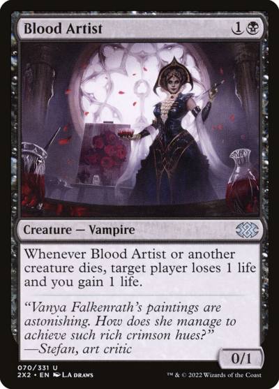 Blood Artist 2X2-70 Double Masters 2022 Magic card