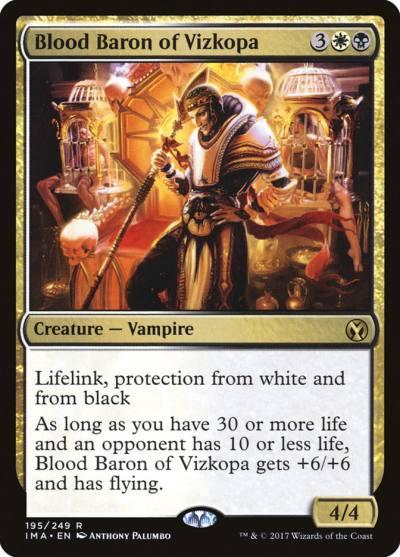 Blood Baron of Vizkopa IMA-195 Iconic Masters Magic card