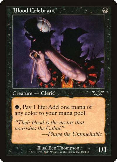 Blood Celebrant 61 Legions Magic card