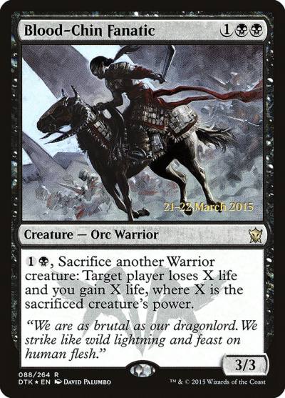 Blood-Chin Fanatic PDTK-88S Dragons of Tarkir Promos Magic card