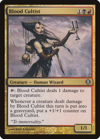 Blood Cultist 157 Shards of Alara Magic card