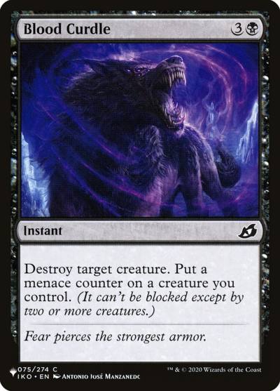 Blood Curdle PLST-IKO-75 The List Magic card