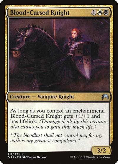 Blood-Cursed Knight ORI-211 Magic Origins Magic card
