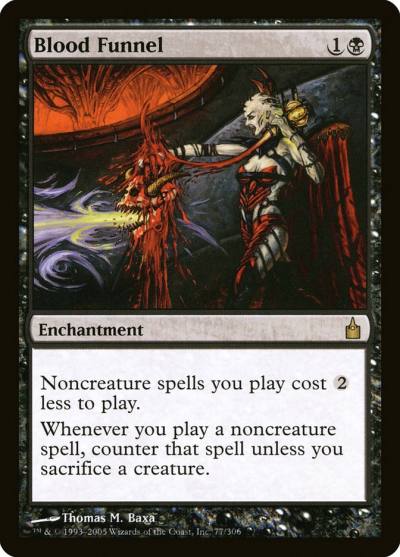 Blood Funnel RAV-77 Ravnica: City of Guilds Magic card