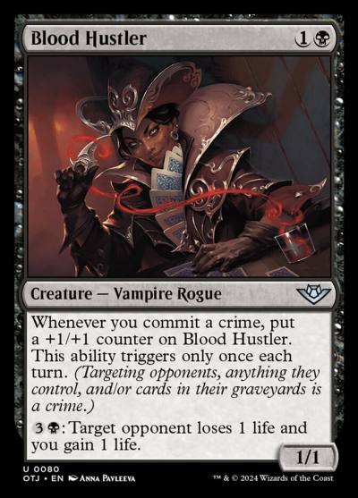 Blood Hustler 80 Outlaws of Thunder Junction Magic card