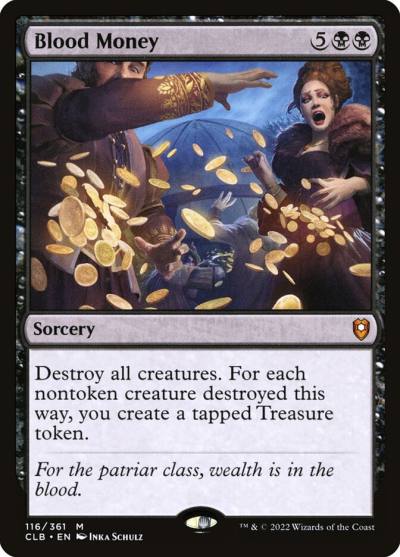 Blood Money CLB-116 Commander Legends: Battle for Baldur's Gate Magic card