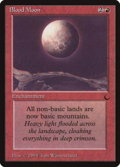 Blood Moon DRK-58 The Dark Magic card
