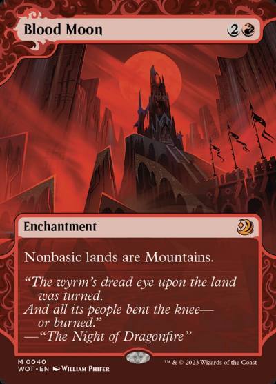 Blood Moon WOT-40 Wilds of Eldraine: Enchanting Tales Magic card
