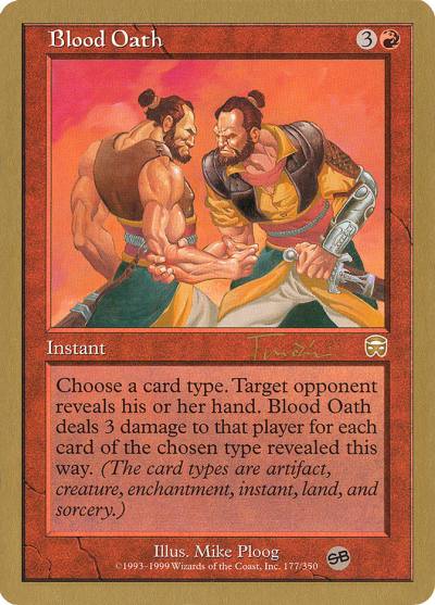 Blood Oath WC01-JT177SB World Championship Decks 2001 Magic card