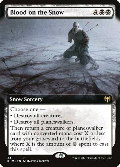 Blood on the Snow KHM-348 Kaldheim Magic card