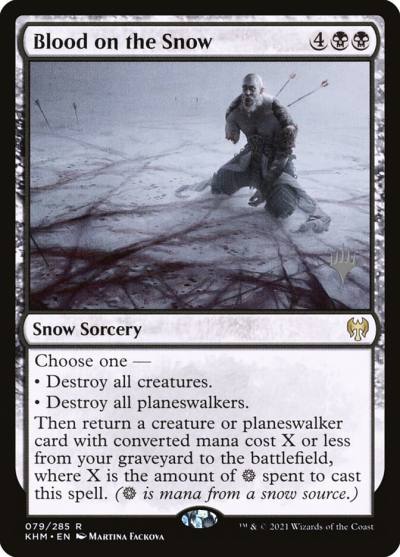 Blood on the Snow PKHM-79P Kaldheim Promos Magic card