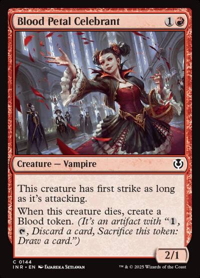 Blood Petal Celebrant INR-144 Innistrad Remastered Magic card