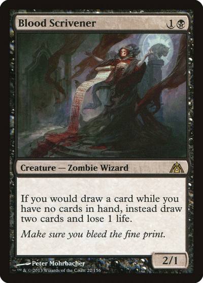 Blood Scrivener DGM-22 Dragon's Maze Magic card