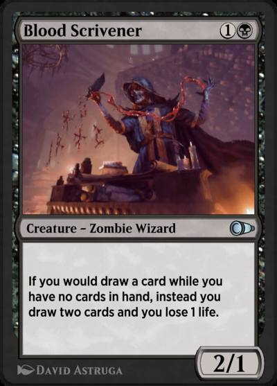 Blood Scrivener PIO-86 Pioneer Masters Magic card
