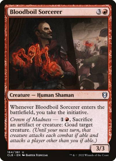 Bloodboil Sorcerer 164 Commander Legends: Battle for Baldur's Gate Magic card