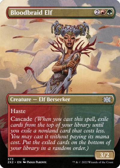 Bloodbraid Elf 2X2-373 Double Masters 2022 Magic card