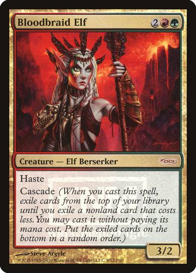 Bloodbraid Elf F10-4 Friday Night Magic 2010 Magic card
