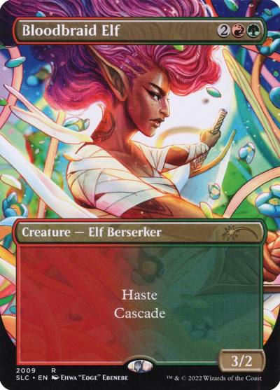 Bloodbraid Elf SLC-2009 Secret Lair 30th Anniversary Countdown Kit Magic card