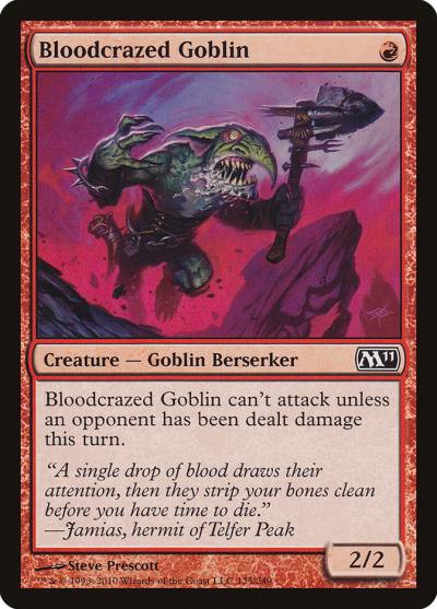 Bloodcrazed Goblin 125 Magic 2011 Magic card