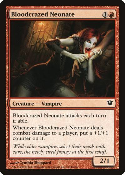 Bloodcrazed Neonate ISD-131 Innistrad Magic card