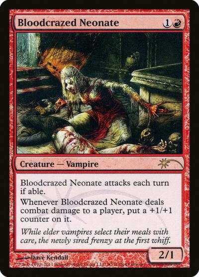 Bloodcrazed Neonate PW11-83 Wizards Play Network 2011 Magic card