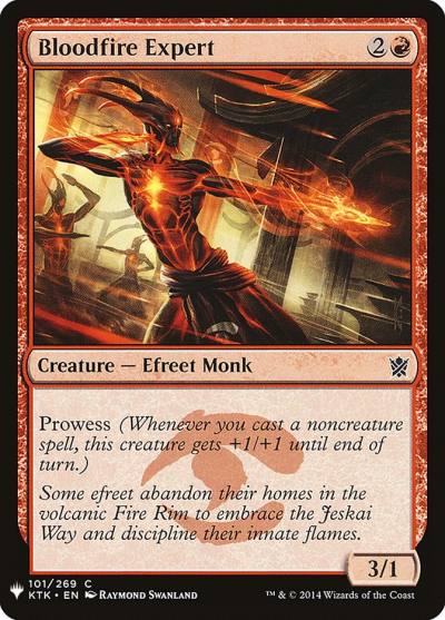 Bloodfire Expert PLST-KTK-101 The List Magic card