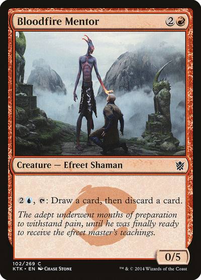 Bloodfire Mentor 102 Khans of Tarkir Magic card