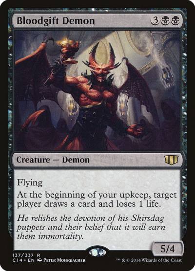 Bloodgift Demon C14-137 Commander 2014 Magic card