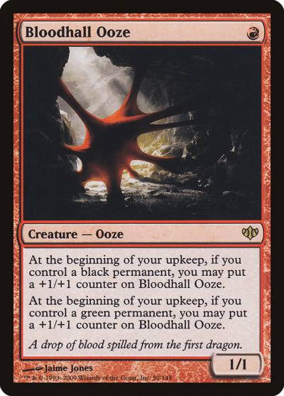 Bloodhall Ooze 59 Conflux Magic card