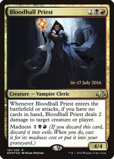 Bloodhall Priest PEMN-181S Eldritch Moon Promos Magic card