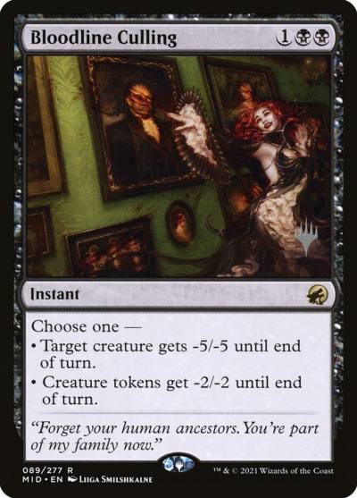 Bloodline Culling PMID-89P Innistrad: Midnight Hunt Promos Magic card