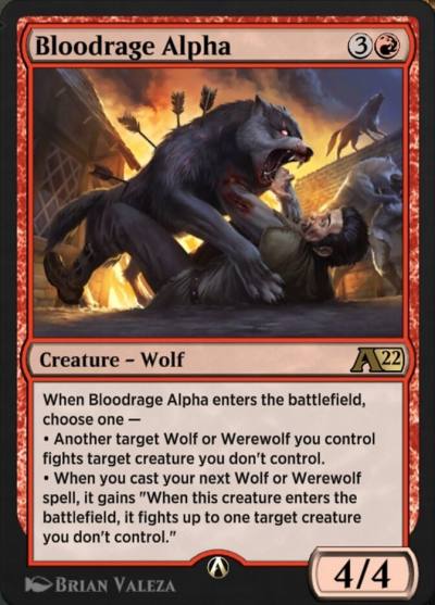 Bloodrage Alpha 36 Alchemy: Innistrad Magic card