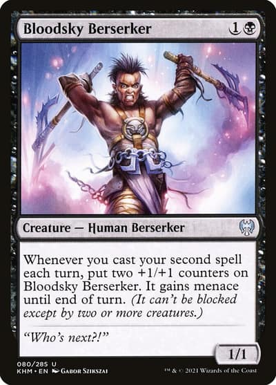 Bloodsky Berserker 80 Kaldheim Magic card
