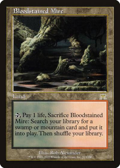 Bloodstained Mire ONS-313 Onslaught Magic card