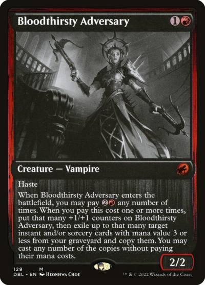 Bloodthirsty Adversary DBL-129 Innistrad: Double Feature Magic card