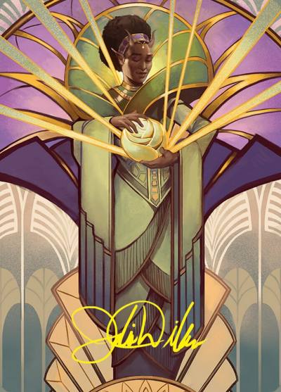 Bloom Tender // Bloom Tender AFDN-54 Foundations Art Series Magic card