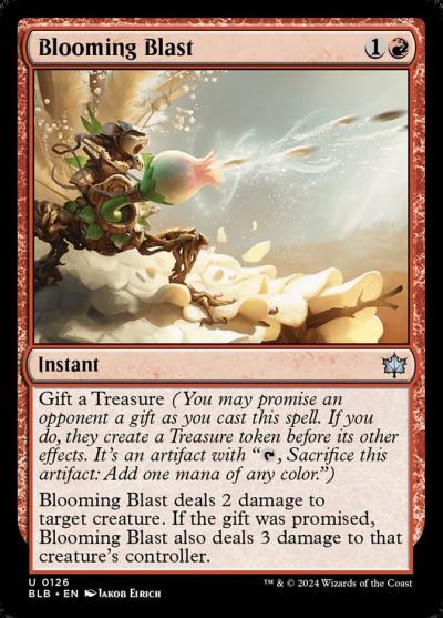 Blooming Blast BLB-126 Bloomburrow Magic card