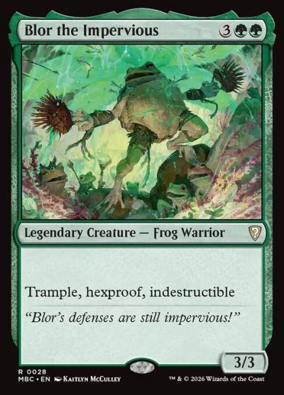 Blor the Impervious MBC-28 Mystery Booster Commander Edition Magic card