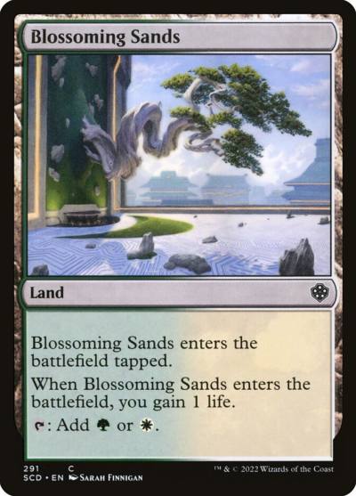 Blossoming Sands SCD-291 Starter Commander Decks Magic card