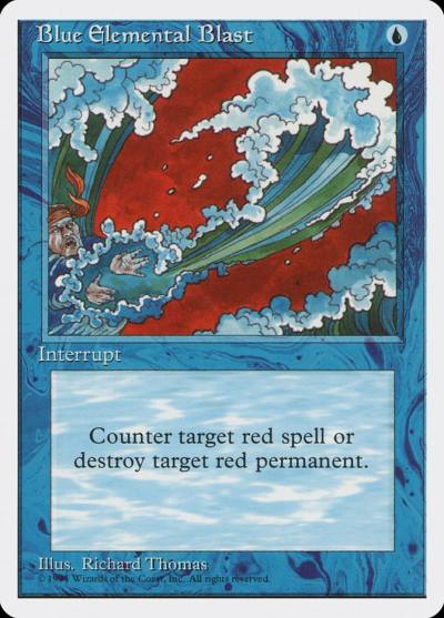 Blue Elemental Blast PMEI-34731 Media and Collaboration Promos Magic card