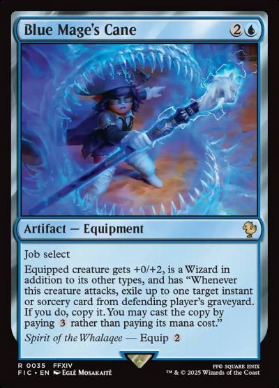 Blue Mage's Cane FIC-35 Final Fantasy Commander Magic card