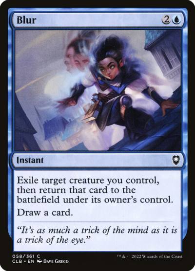 Blur CLB-58 Commander Legends: Battle for Baldur's Gate Magic card