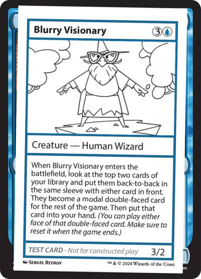 Blurry Visionary MB2-526 Mystery Booster 2 Magic card