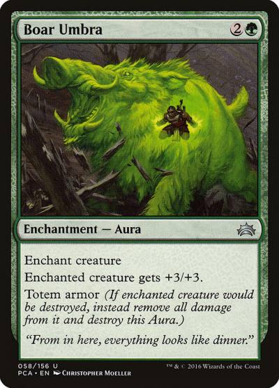 Boar Umbra PCA-58 Planechase Anthology Magic card