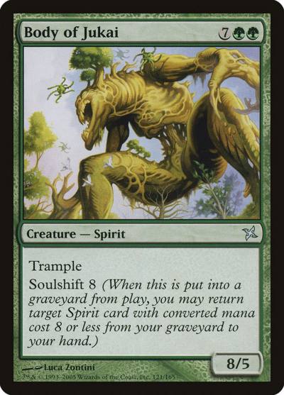 Body of Jukai 121 Betrayers of Kamigawa Magic card