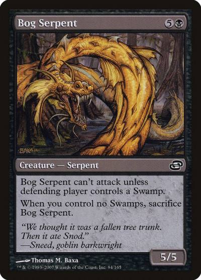 Bog Serpent 84 Planar Chaos Magic card