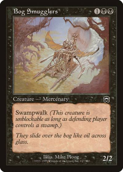 Bog Smugglers MMQ-117 Mercadian Masques Magic card
