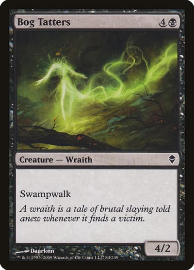 Bog Tatters 84 Zendikar Magic card